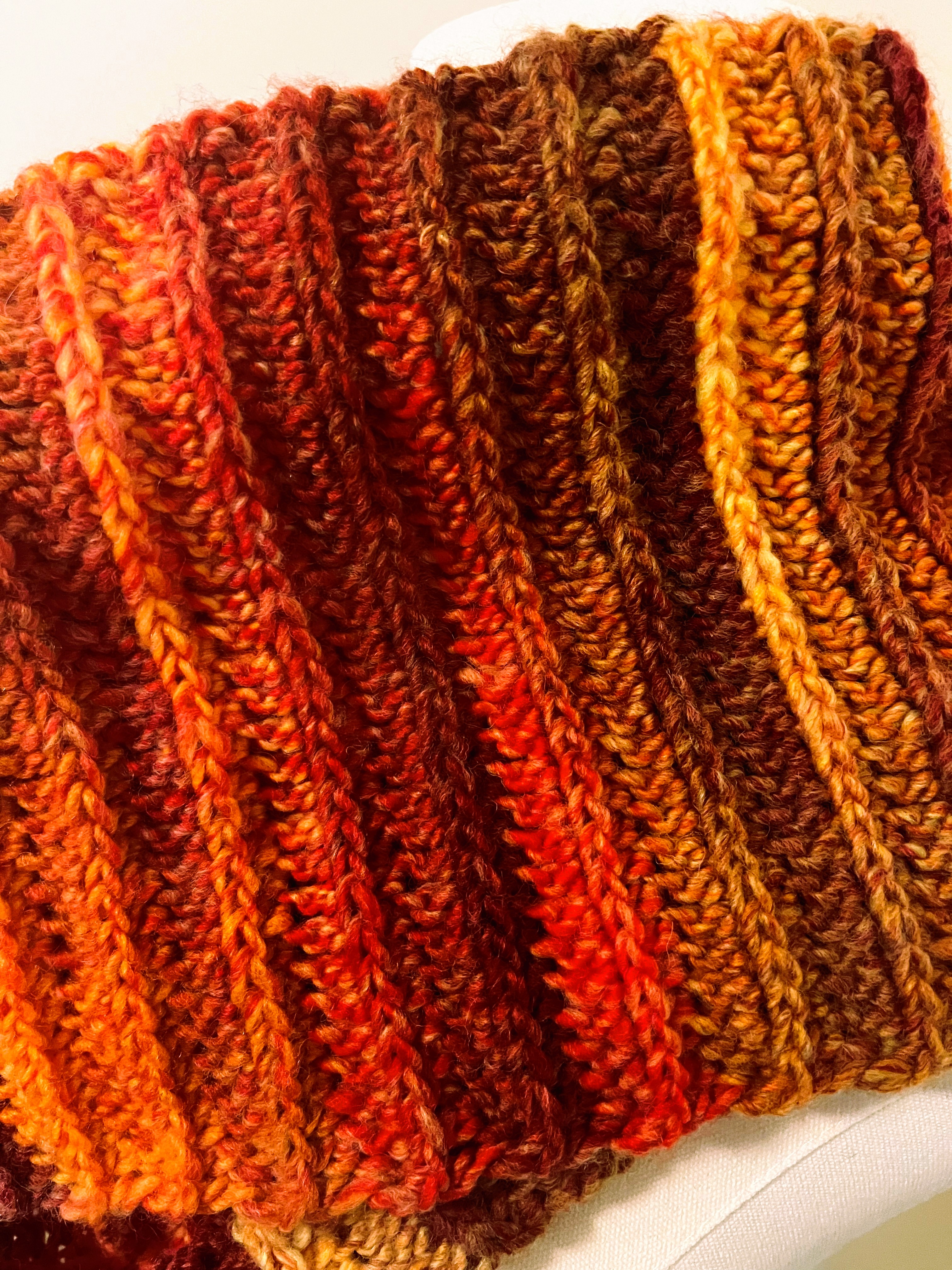 Autumn Leaves Infinity Scarf thumbnail 2