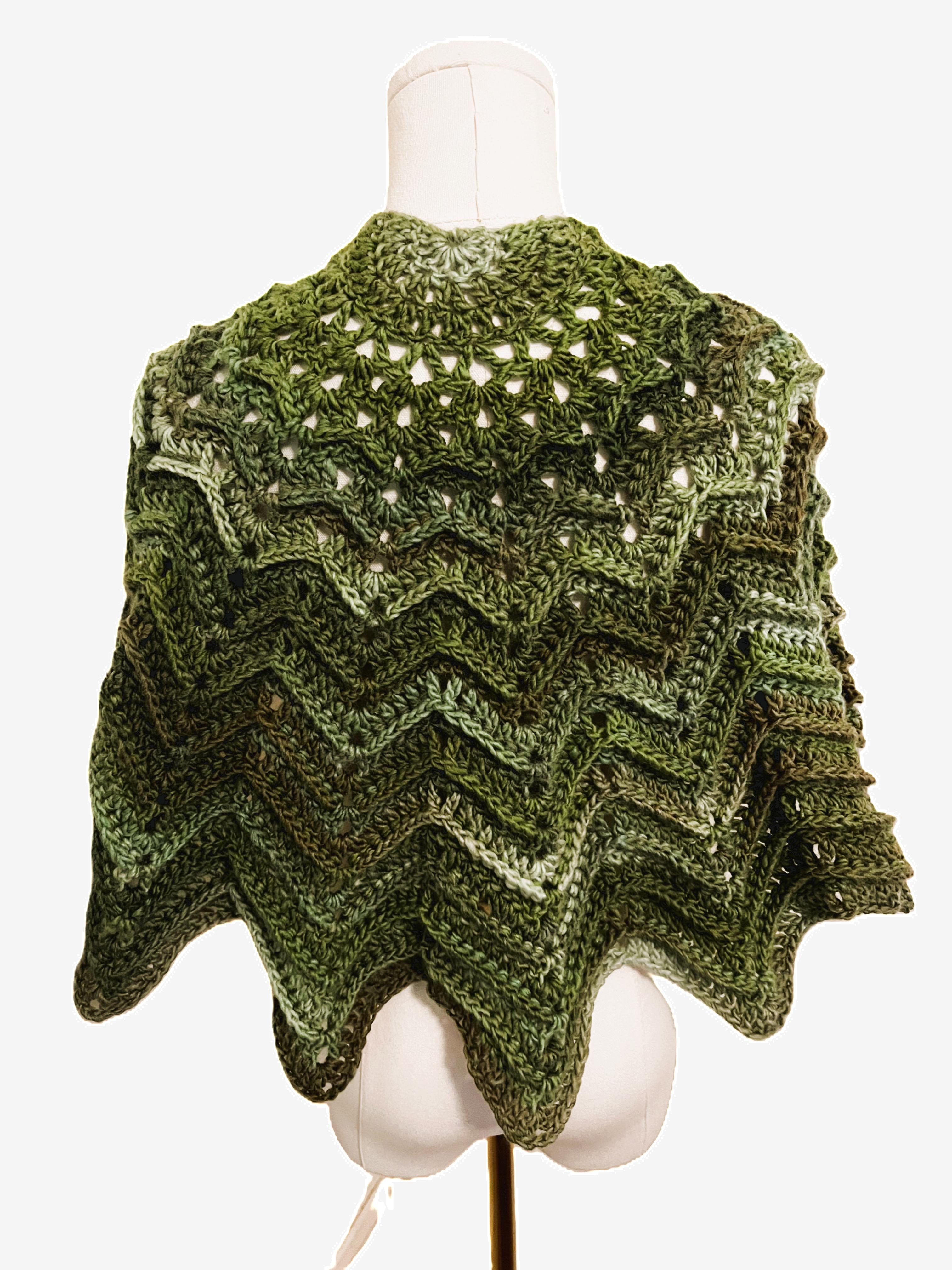 Forest Chevron Shawl thumbnail 2
