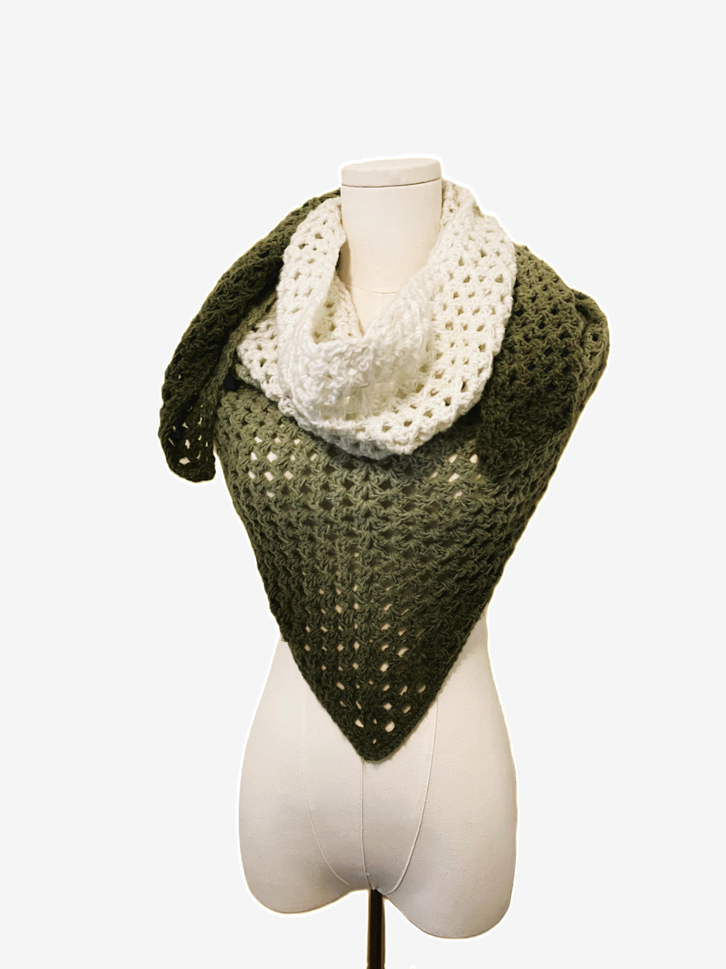 Gradient Cloud Shawl