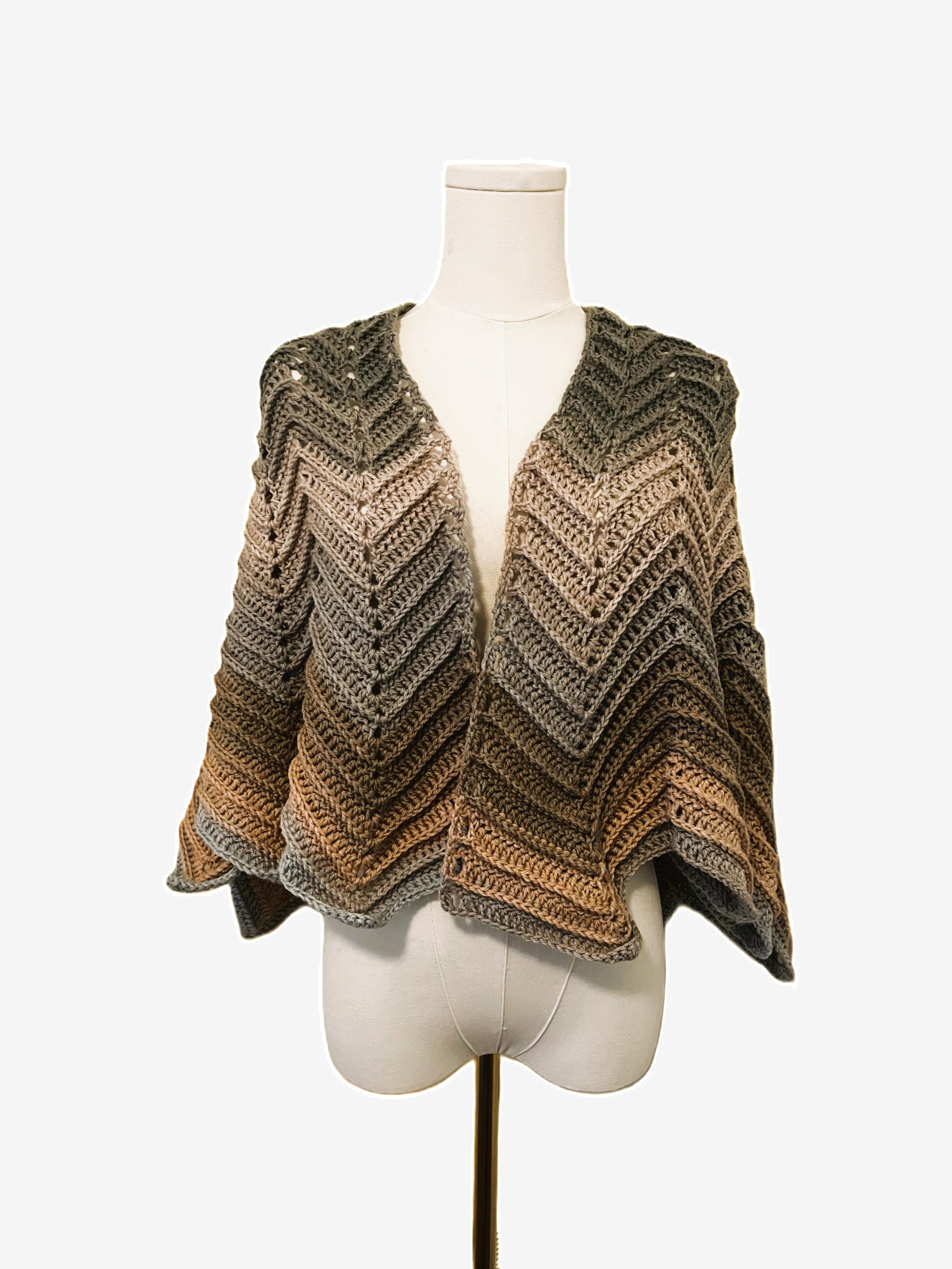 Sandstone Chevron Shawl