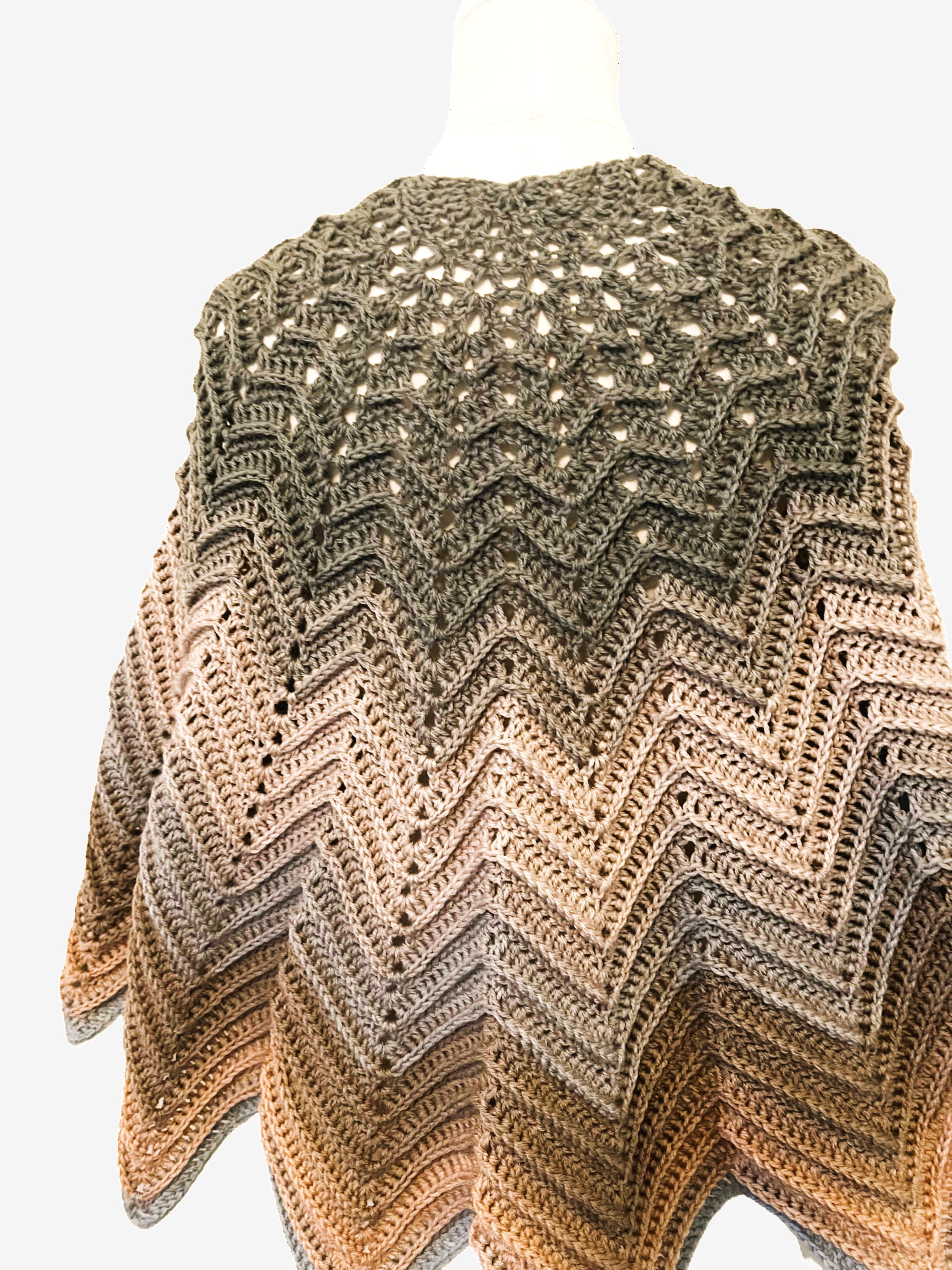 Sandstone Chevron Shawl thumbnail 3