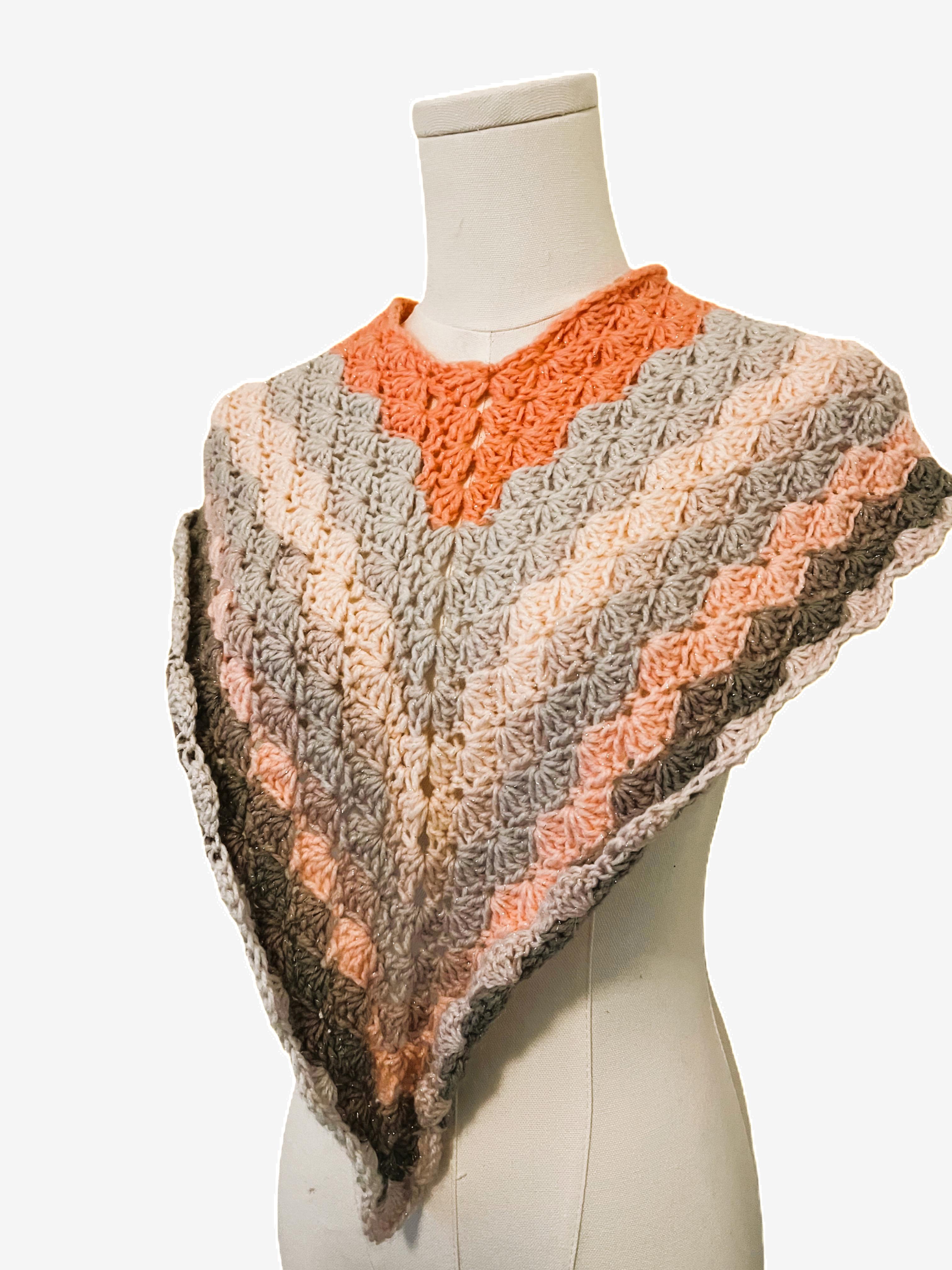 Shell Stitch Children's Poncho