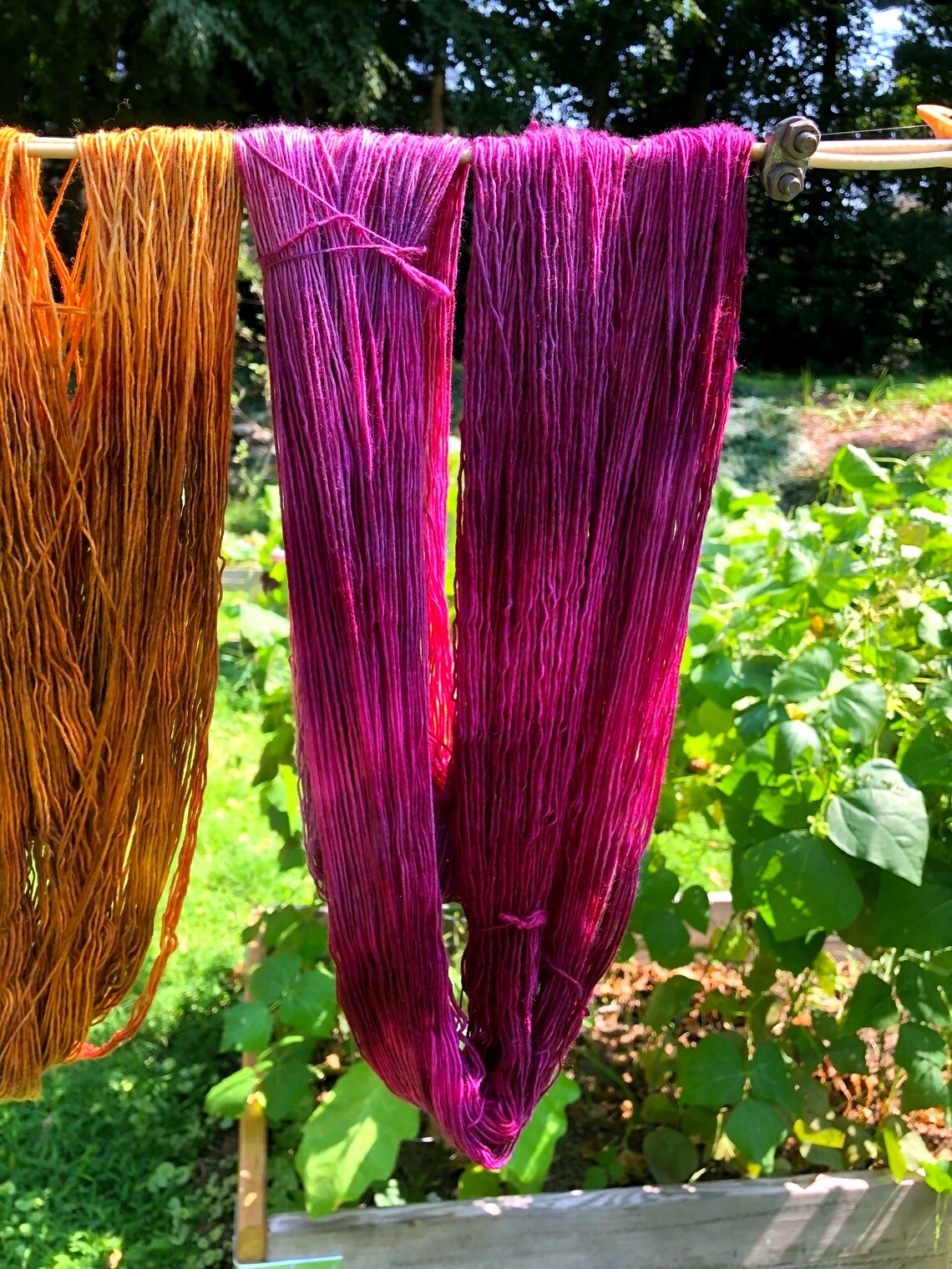 Antique Rose Hand-dyed Hand-spun