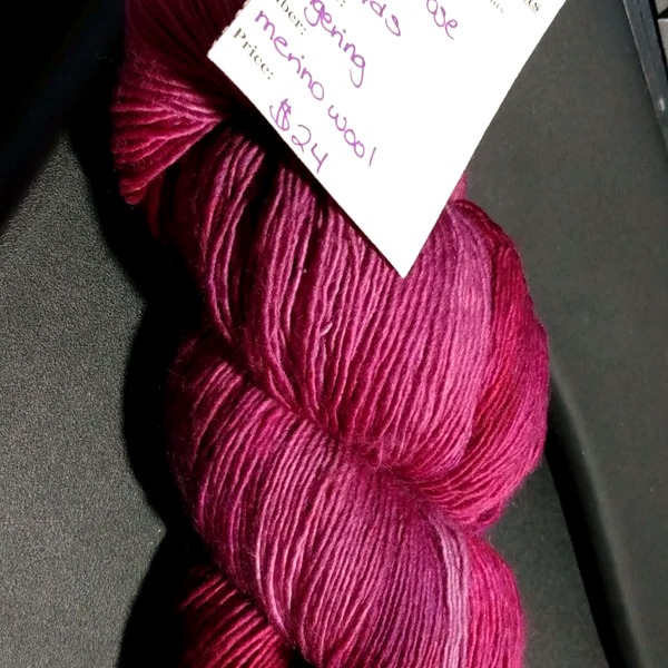 Antique Rose Hand-dyed Hand-spun thumbnail 2