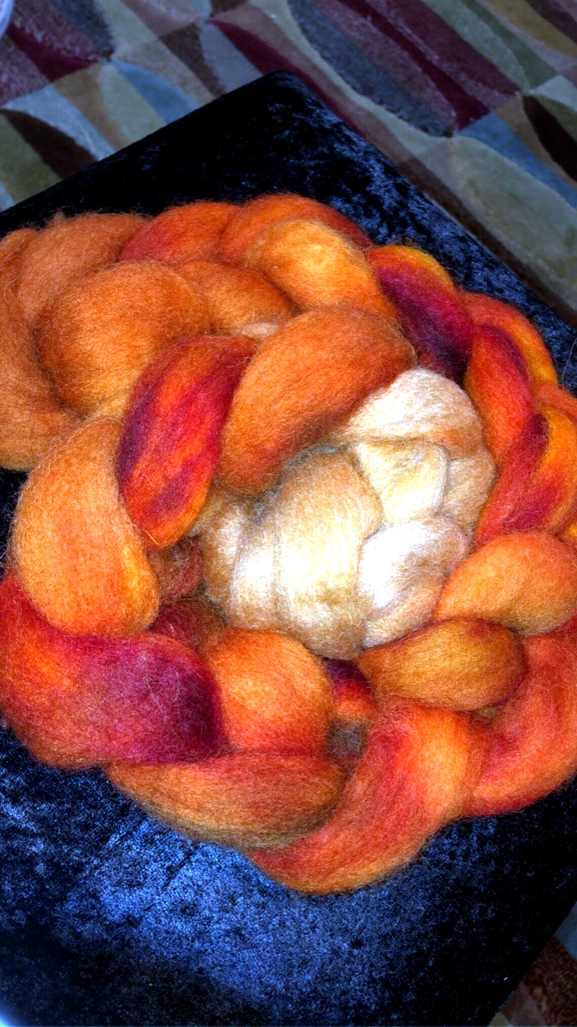 Autumnal Hand-dyed Cheviot Wool thumbnail 2