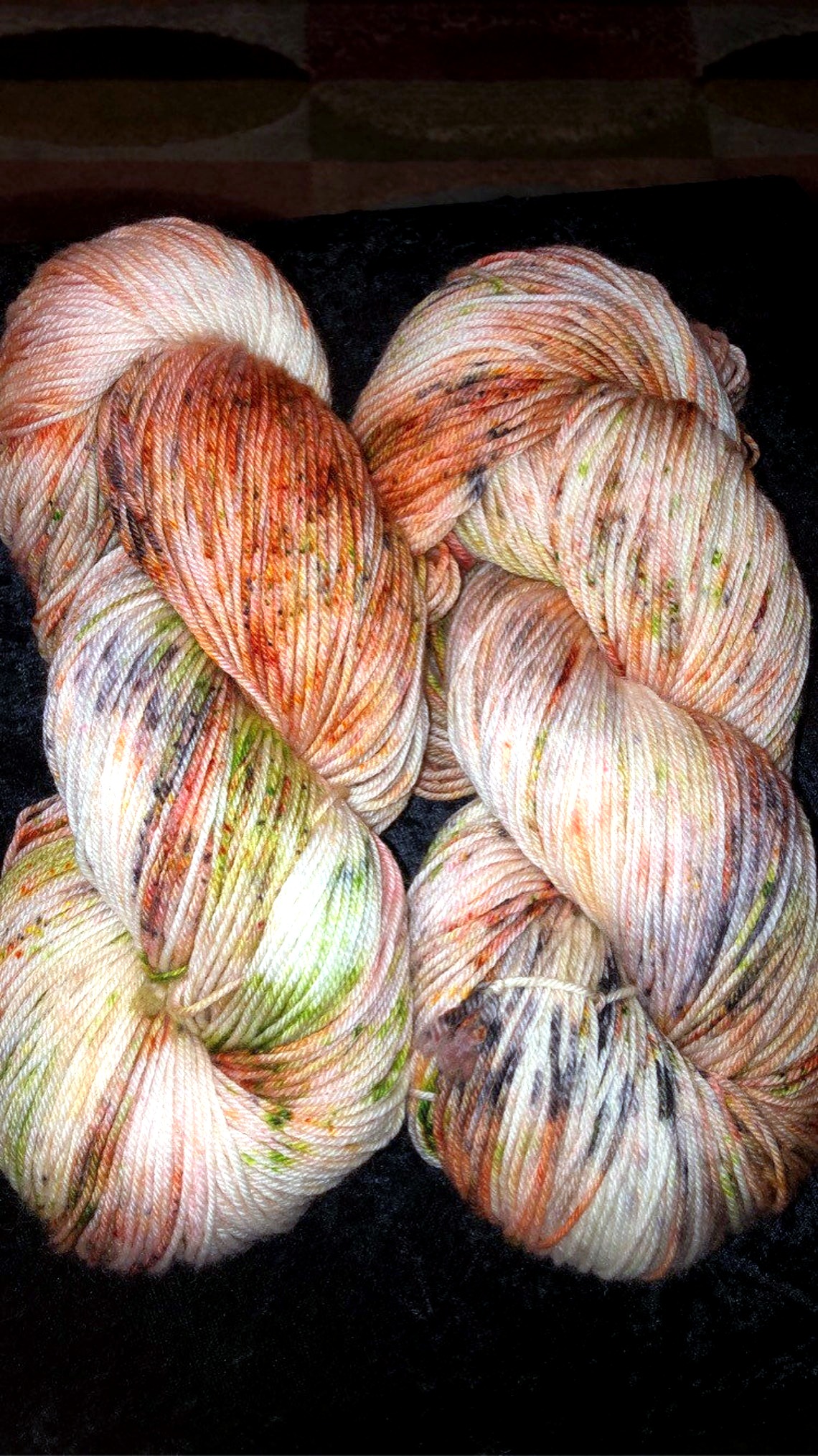Christmas Crackle MCN Hand-dyed Hand-spun thumbnail 3