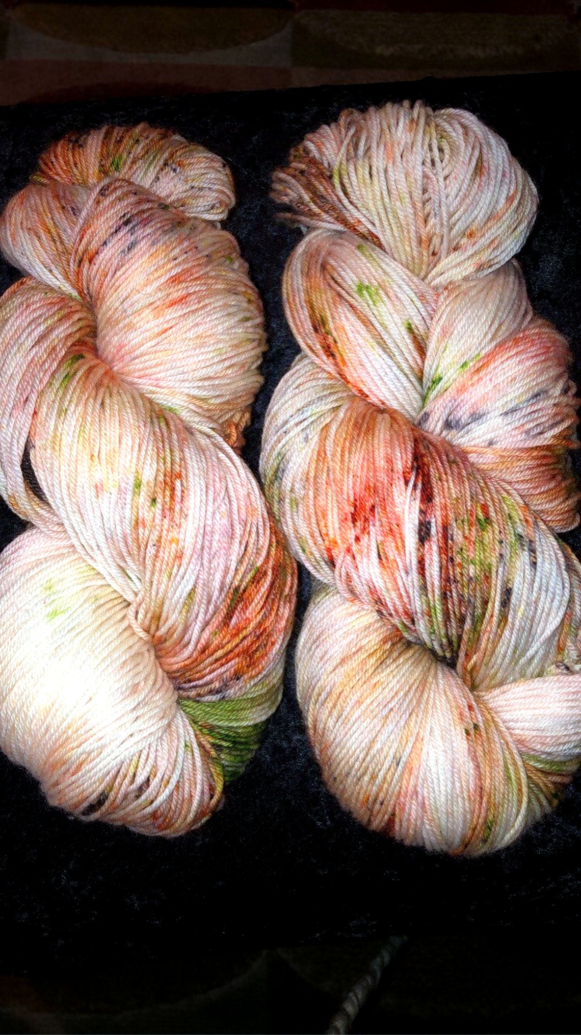 Christmas Crackle MCN Hand-dyed Hand-spun thumbnail 4