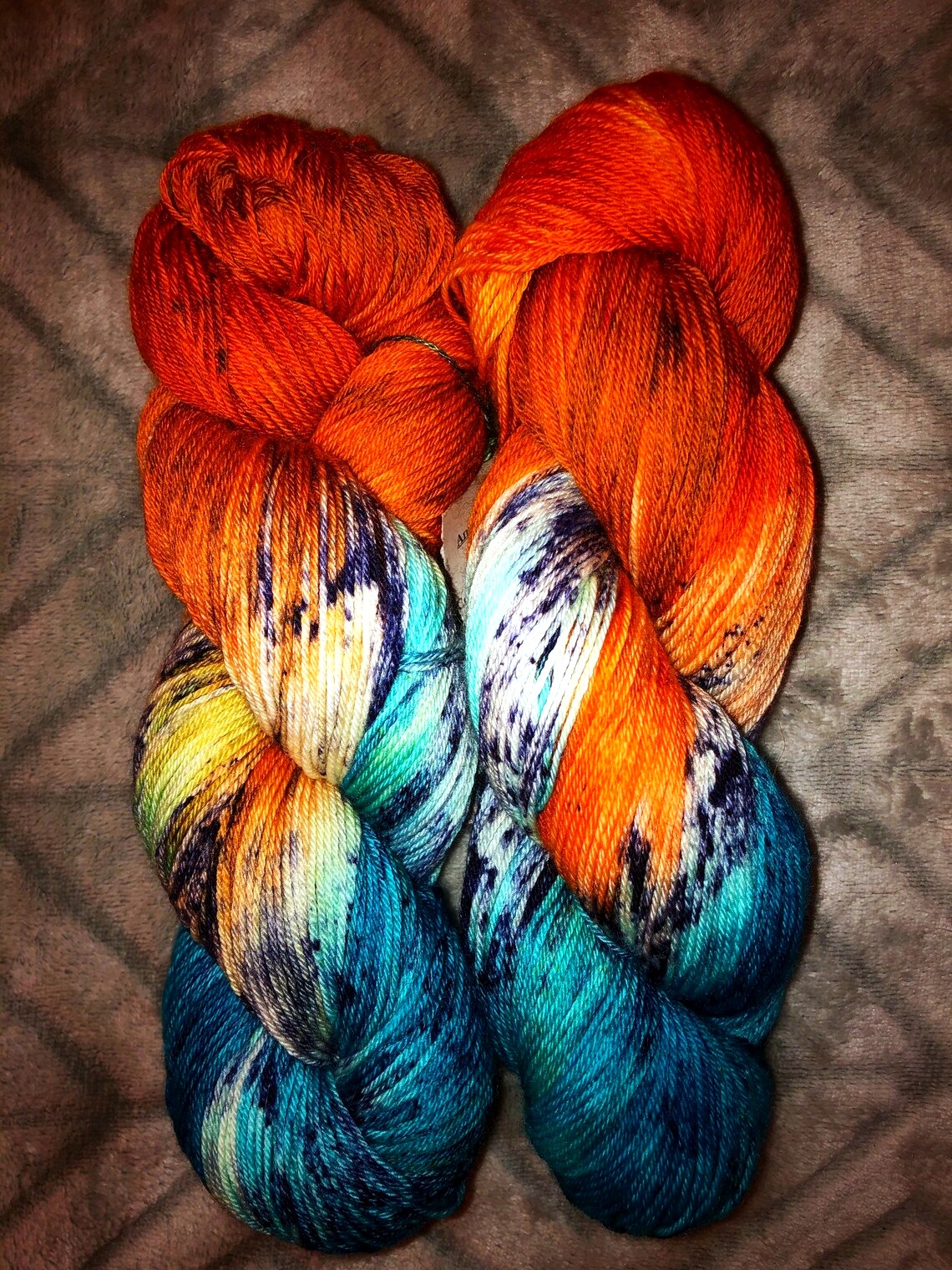 Koi Pond MCN Hand-dyed Hand-spun
