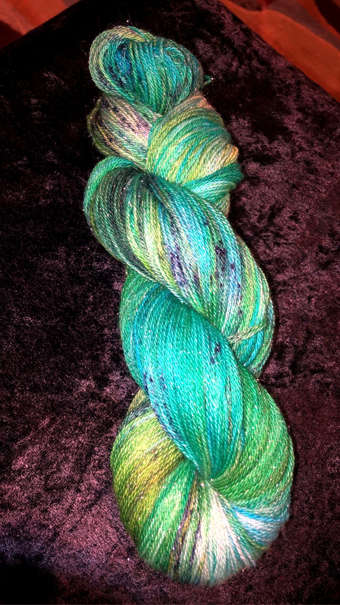 Mermaid Waves Hand-dyed Hand-spun thumbnail 3