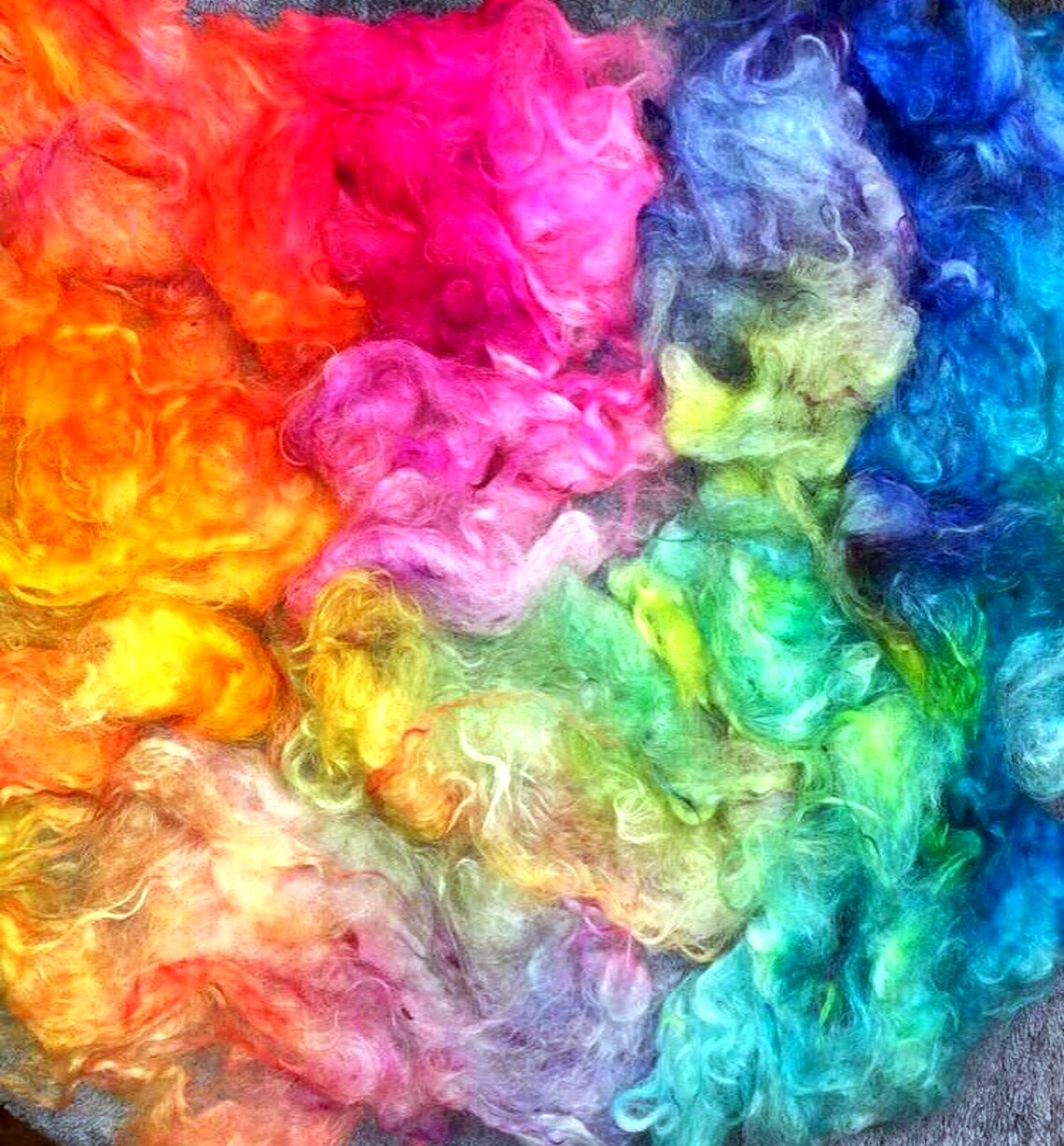 Pride Hand-dyed Romney Fleece