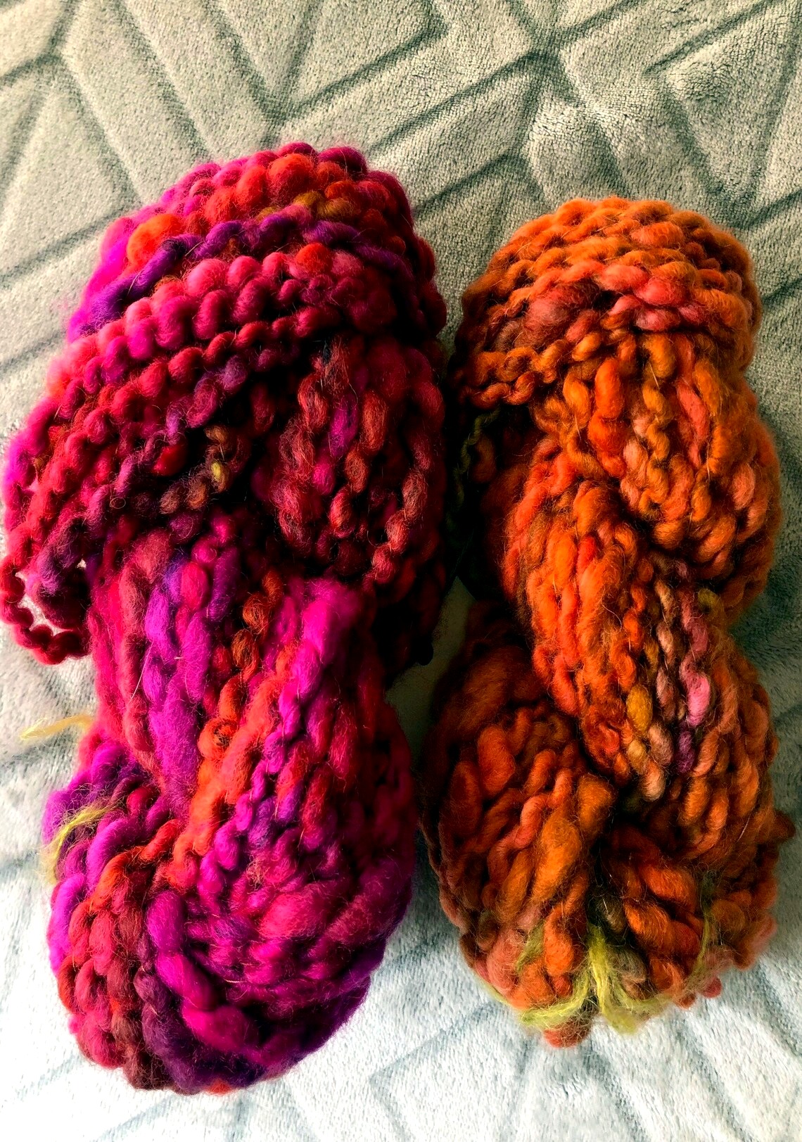 Sunset Hand-dyed Hand-spun Yarn thumbnail 2