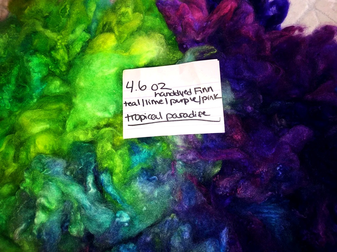 Tropical Paradise Hand-dyed Finn